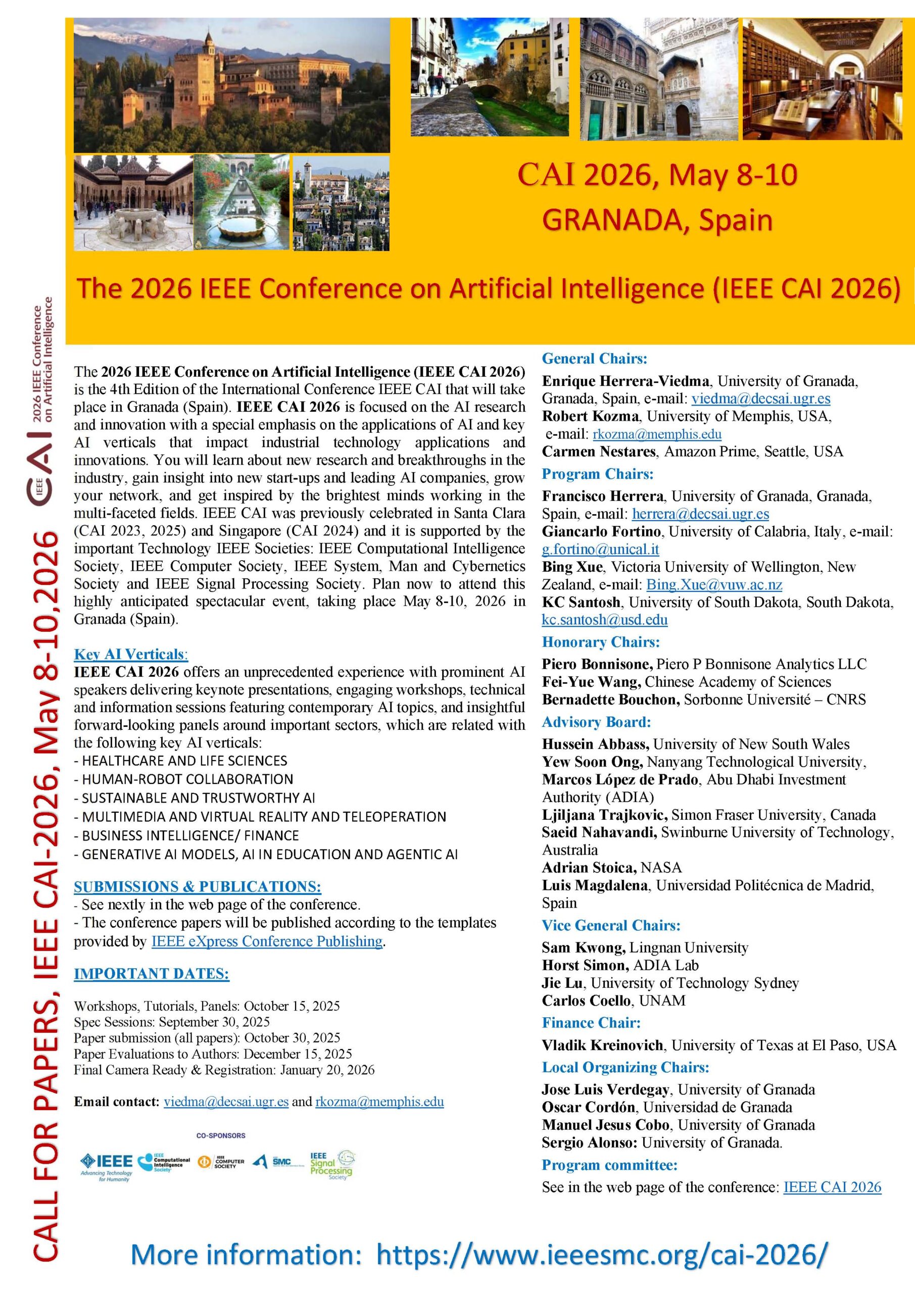 Call For Papers IEEE CAI 2026 CAI2026 CFP 6 Scaled